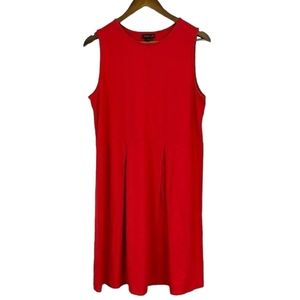 J. Jill Wearever Collection Sleeveless Red Casual Loose Drop Dress LP